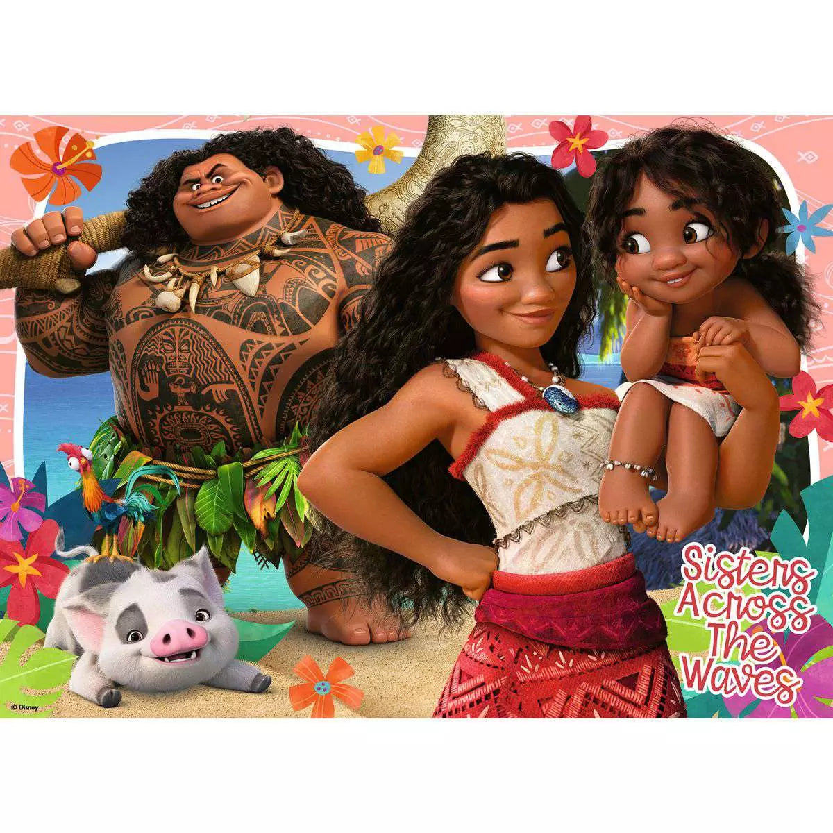 RAV Moana 2 Bumper Puzzle Pack 4x100 Piece Puzzles