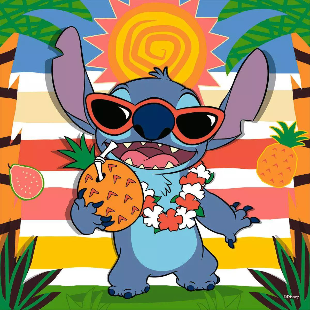RAV Disney Stitch Aloha 3x49 Piece Puzzles