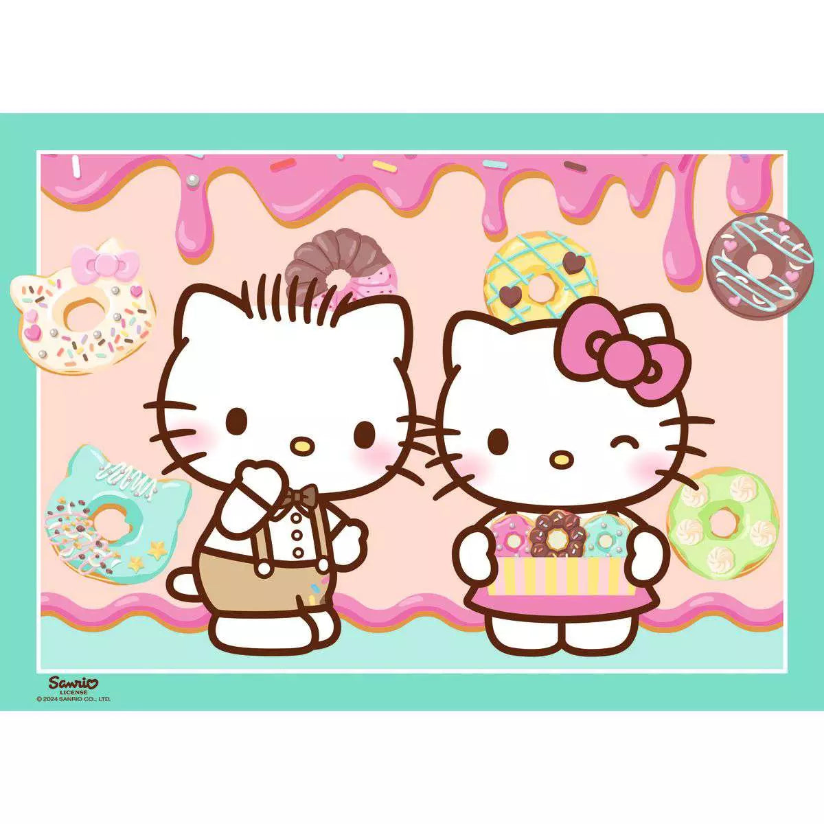 RAV Let's Go, Hello Kitty! Bumper Puzzle Pack 4x100 Piece Puzzles