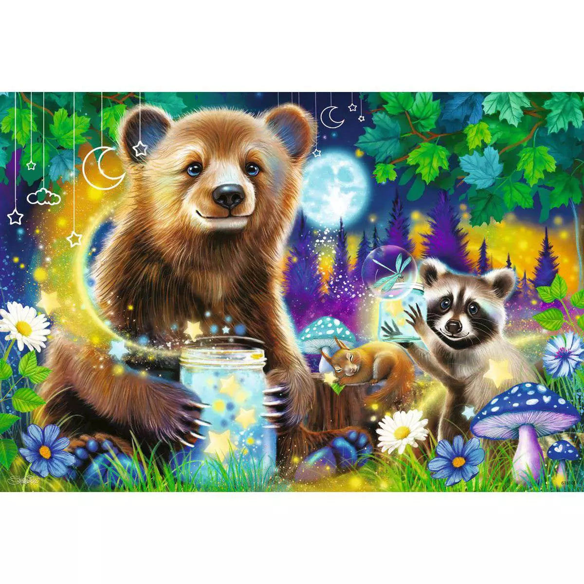 RAV Lovable Woodland Friends 2x24 Piece Puzzles