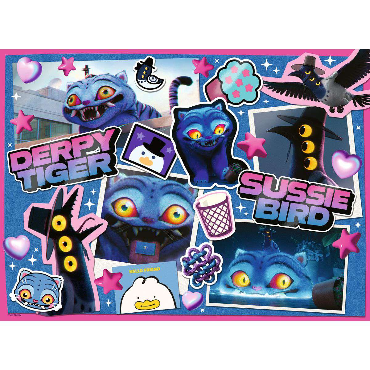 K-Pop Demon Hunters Derpy & Sussie 300 Piece Puzzle