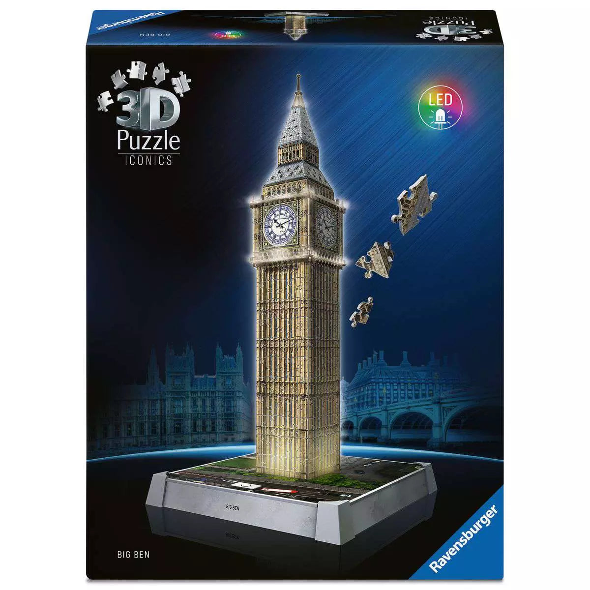 3D Puzzle Iconics: LED Big Ben 235 Piece Puzzle