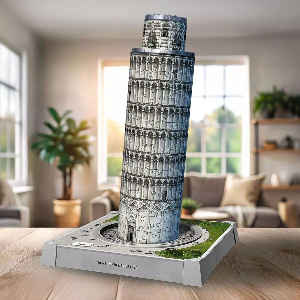 3D Puzzle Iconics: LED Leaning Tower of Pisa 231 Piece Puzzle