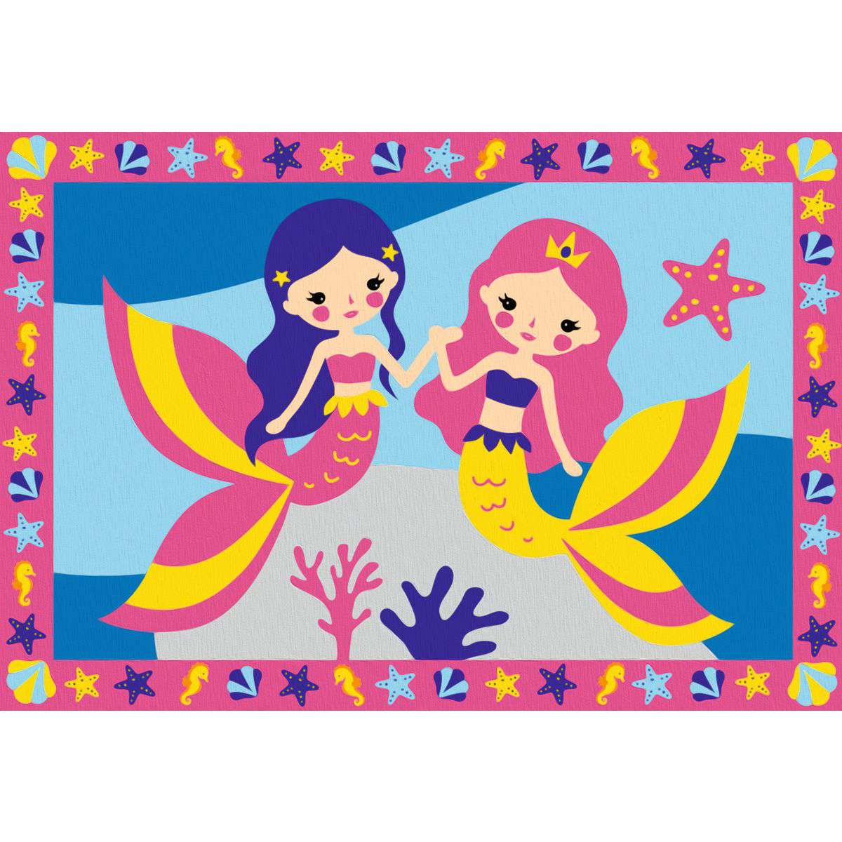CreArt Enchanting Mermaids Paint-by-Number