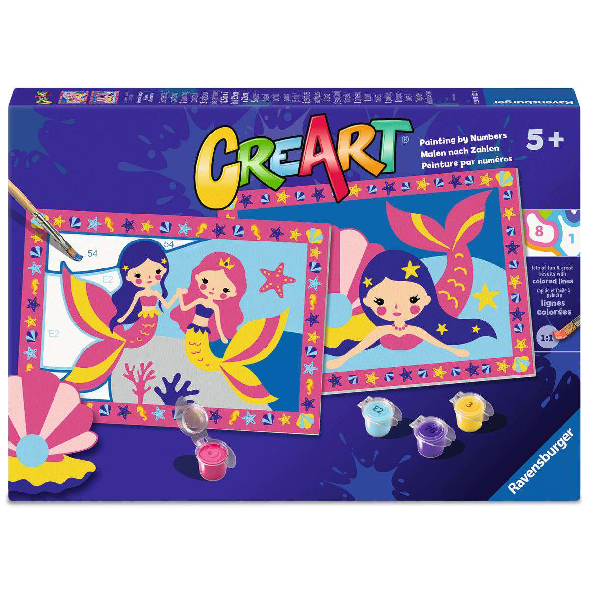 CreArt Enchanting Mermaids Paint-by-Number