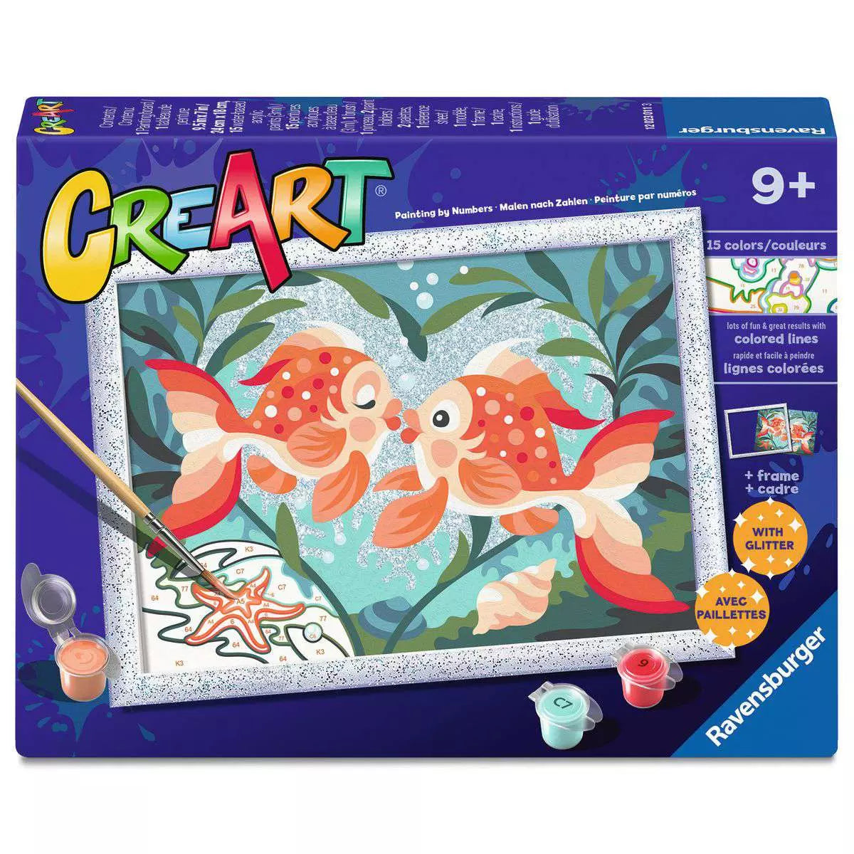 RAV CreArt Fish in Love Paint-by-Number