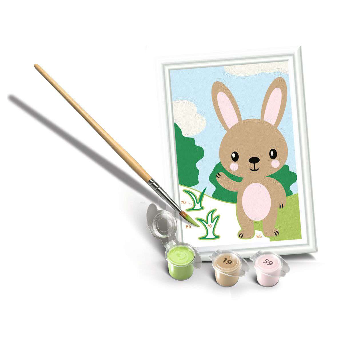 CreArt Cute Bunny Paint-by-Number