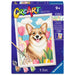 CreArt Floral Corgi Paint-by-Number