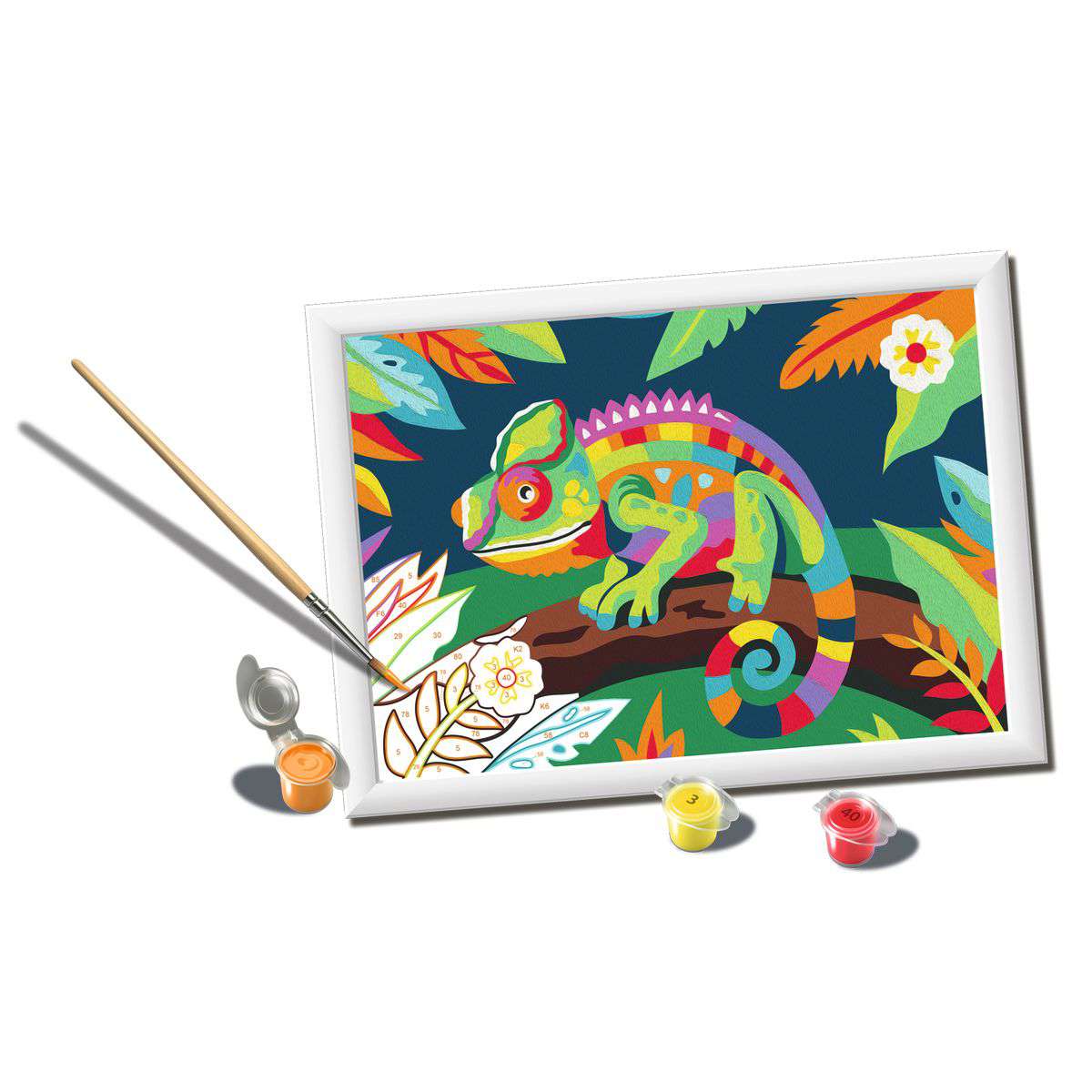 CreArt Colorful Chameleon Paint-by-Number