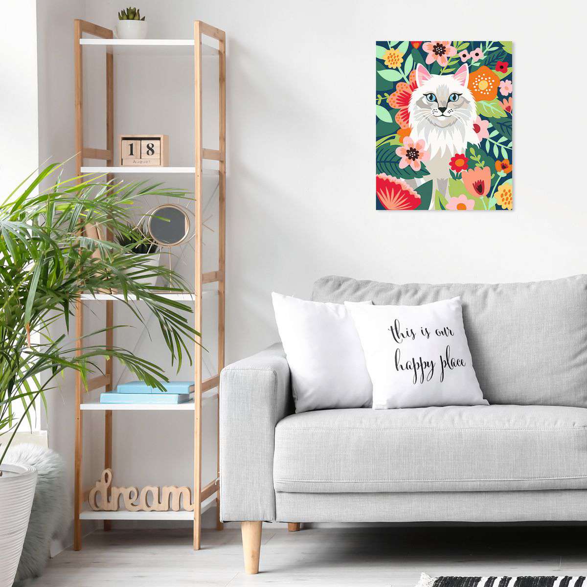 CreArt Fluffy and Floral Paint-by-Number
