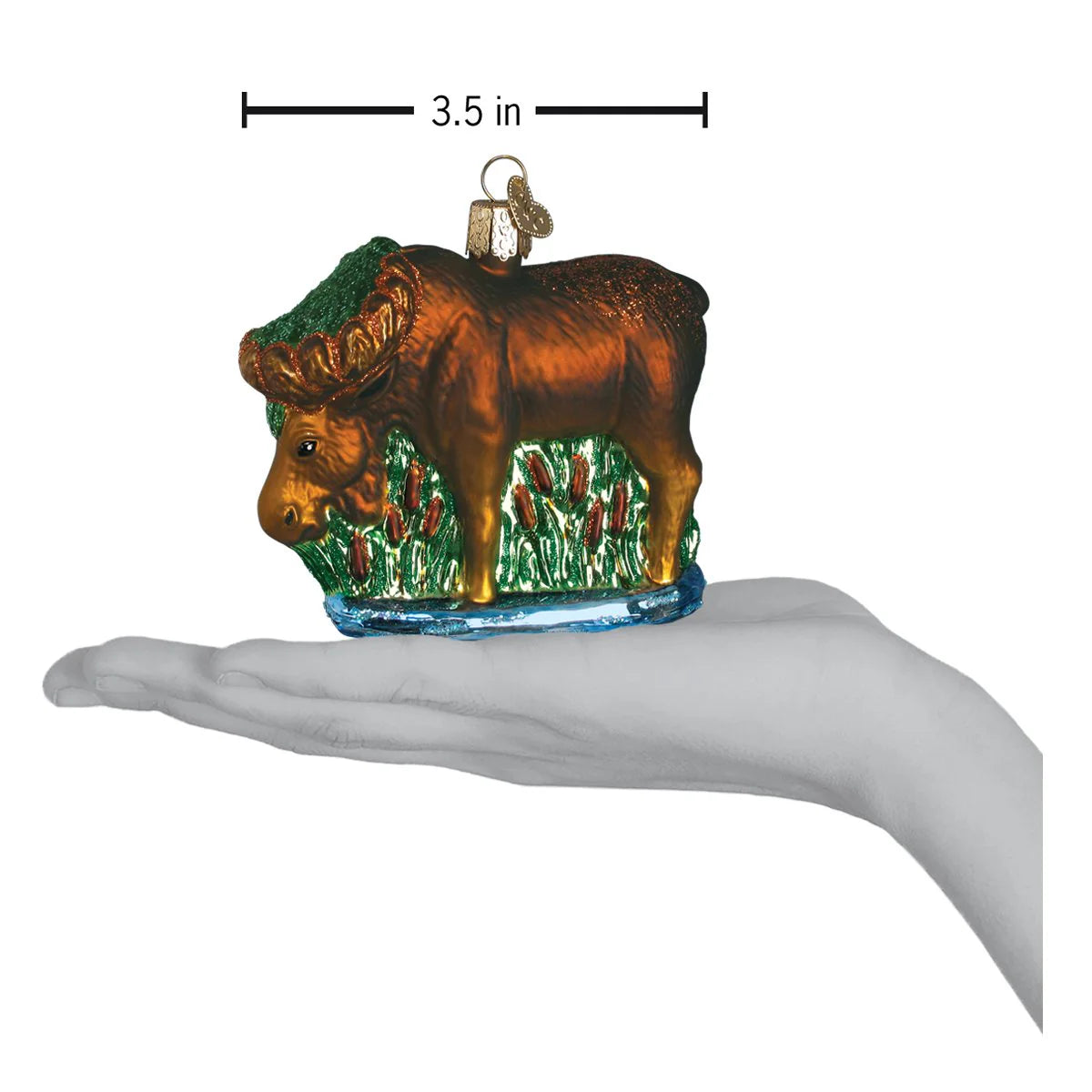 Old World Christmas Munching Moose Ornament