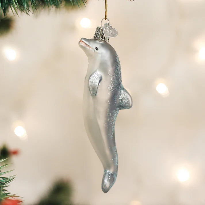 Old World Christmas Playful Dolphin Ornament