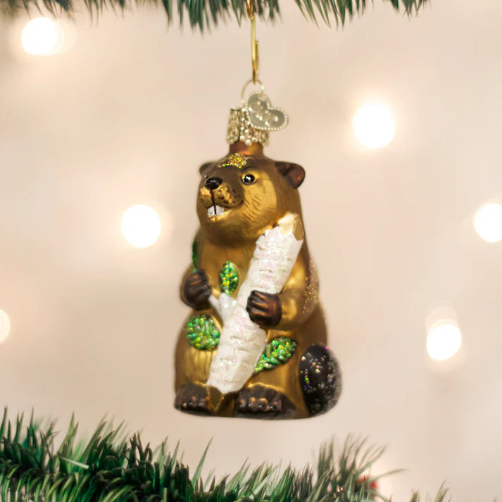 Old World Christmas Eager Beaver Ornament