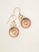 Holly Yashi Royal Moon Earrings - Pink and Gold    