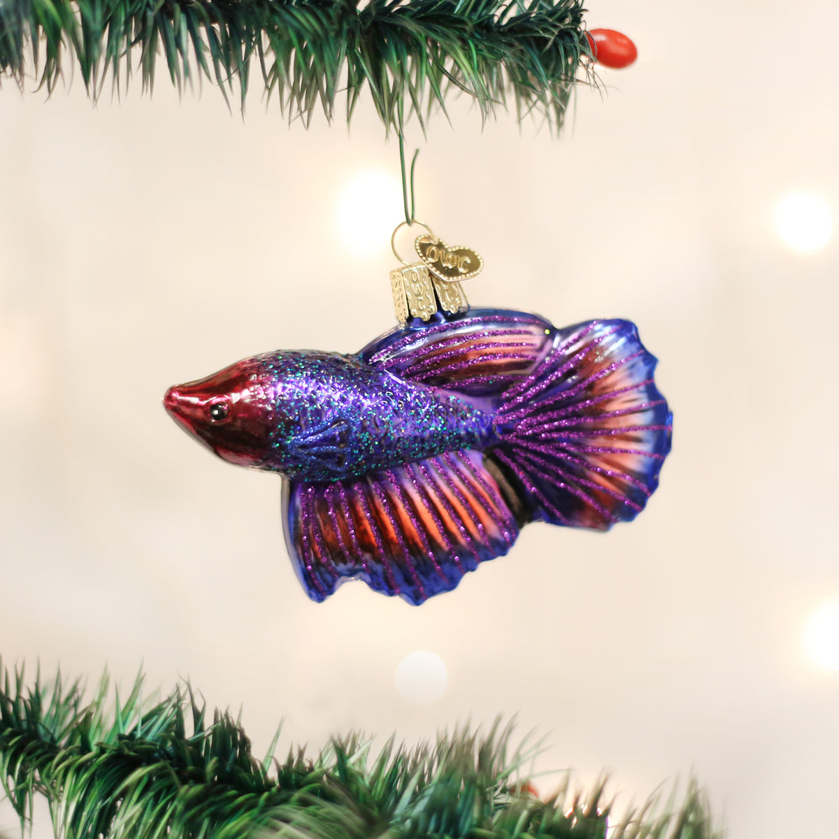 Old World Christmas Betta Fish Ornament    