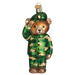 Old World Christmas Army Bear Ornament