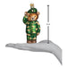 Old World Christmas Army Bear Ornament