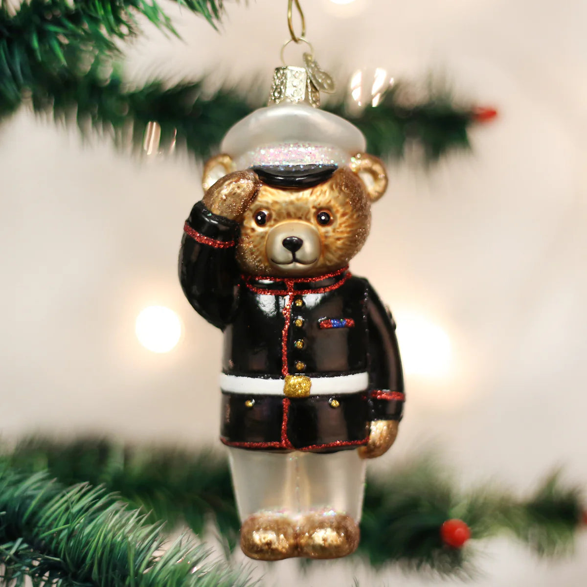 Old World Christmas Marine Bear Ornament