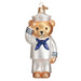 Old World Christmas Navy Bear Ornament