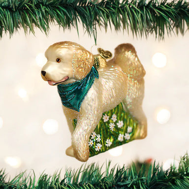 Old World Christmas Doodle Dog Ornament