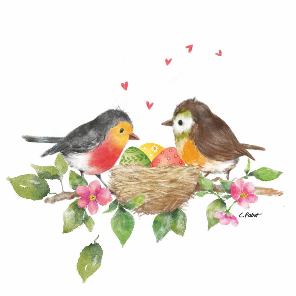 Bird's Nest Cocktail Napkins