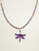 Holly Yashi Dragonfly Dreams Beaded Necklace - Violet Skies    