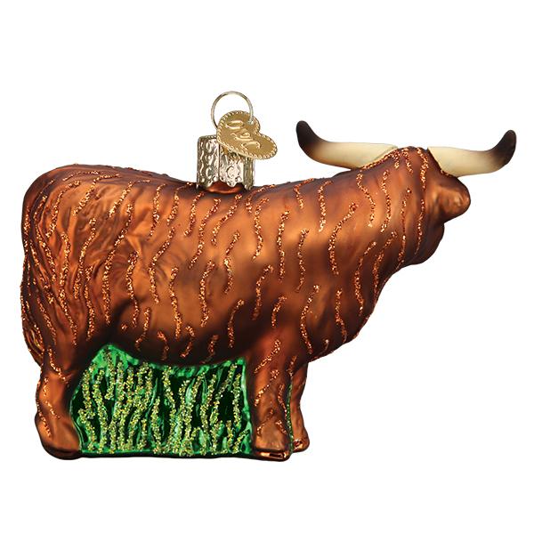 Old World Christmas Highland Cow Ornament