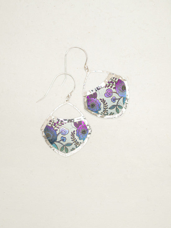 Holly Yashi Bright Blossom Earrings - Blue Mist    