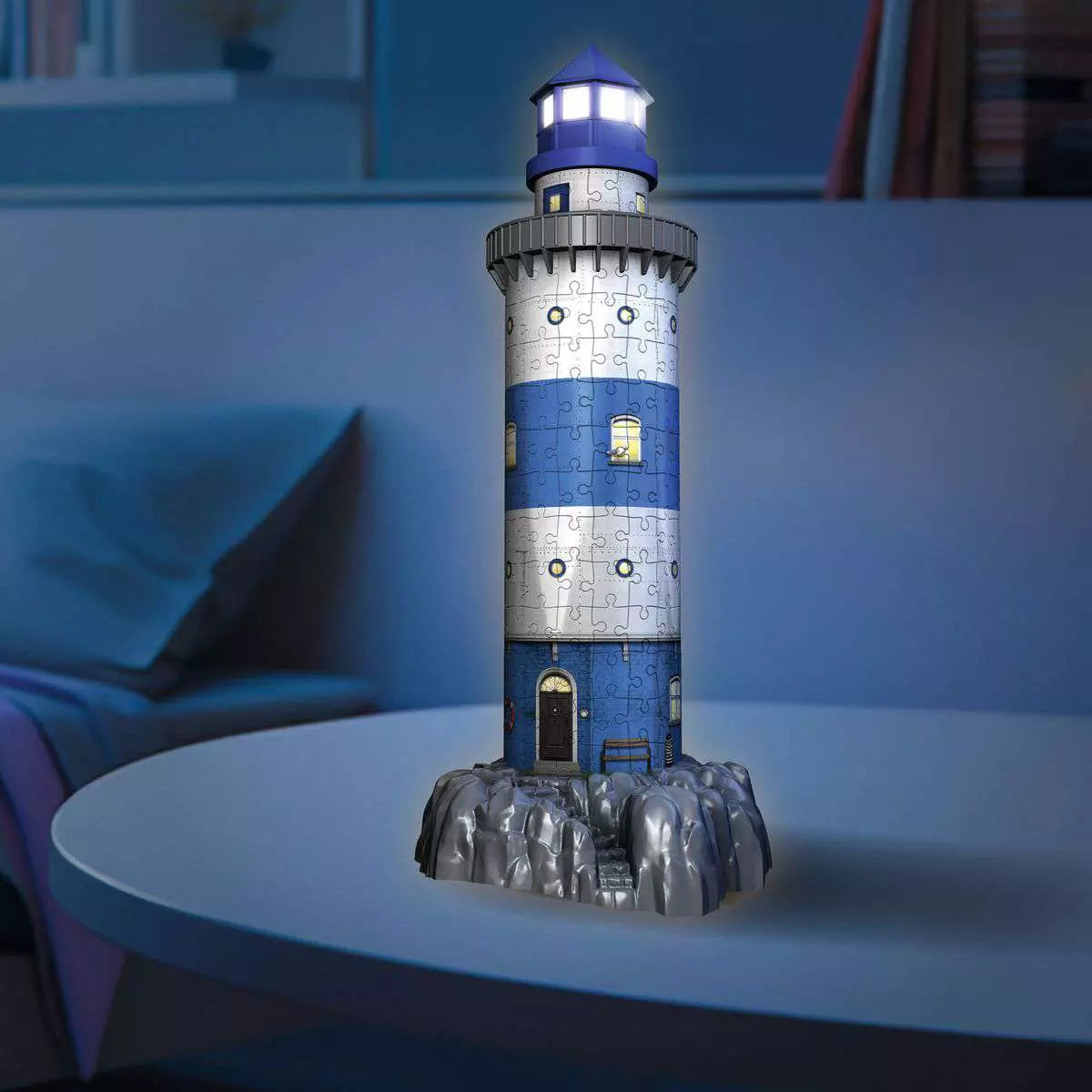 RAV Lighthouse Night Edition 216 Piece 3D Puzzle
