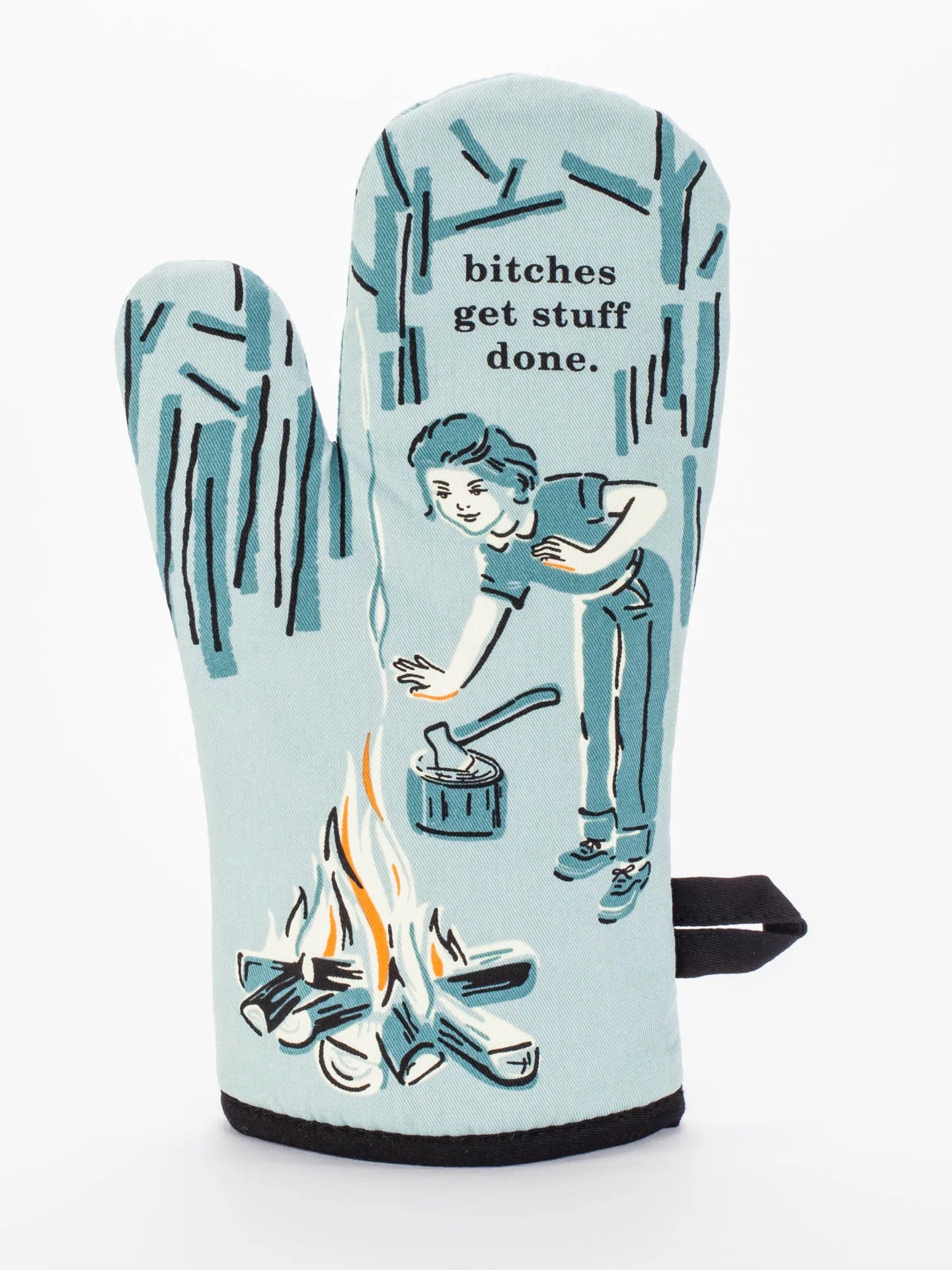 BLUQ Bitches Get Stuff Done Oven Mitt