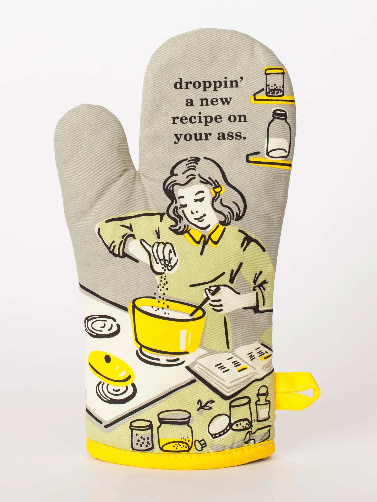 BLUQ Droppin' A New Recipe On Your Ass Oven Mitt