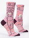 Blue Q Women's Crew Socks - Go Away I'm Introverting