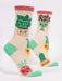 Blue Q Womens Crew Socks - Proud Plant Mom