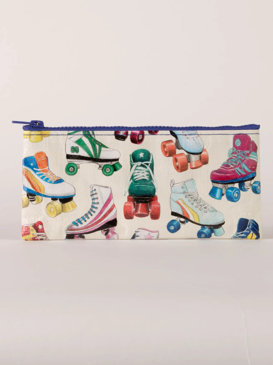 Blue Q Pencil Case - Roller Skates