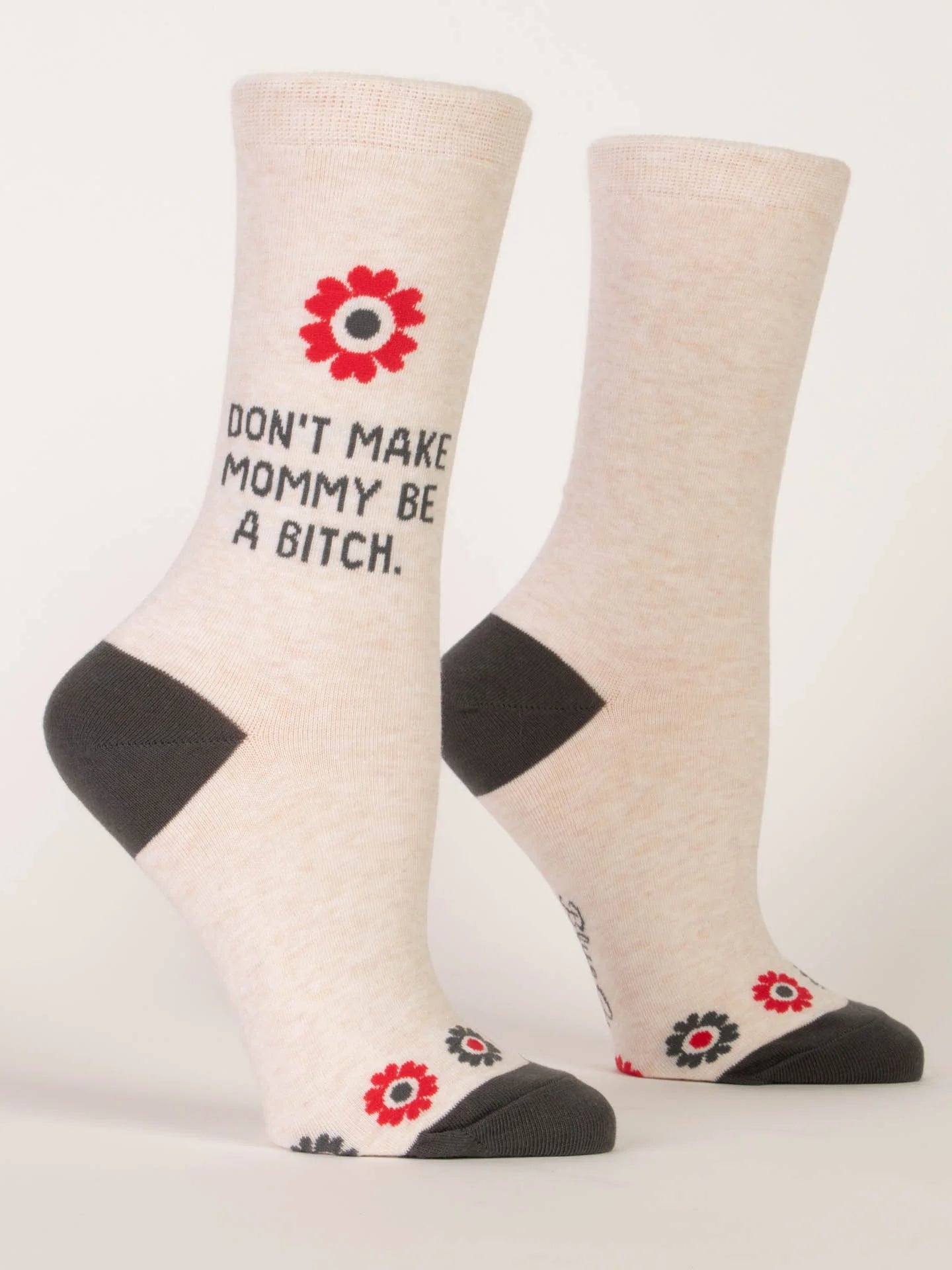 BLUQ Don't Make Mommy Be A Bitch Women's Crew Socks