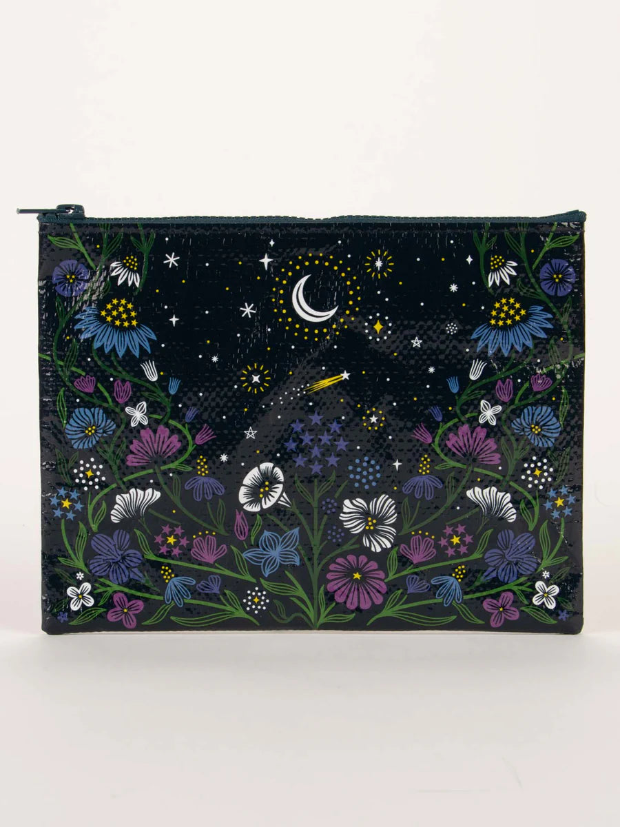 Blue Q Zip Pouch - Starry Garden