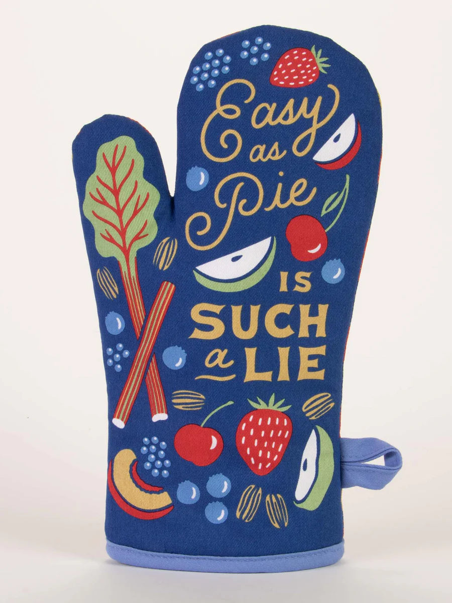 Blue Q Oven Mitt - Easy As Pie Is Such A Lie