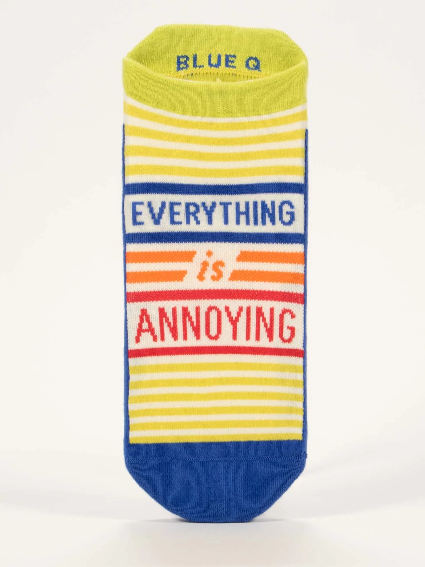 BLUQ Everything Is Annoying Sneaker Socks (L/XL)