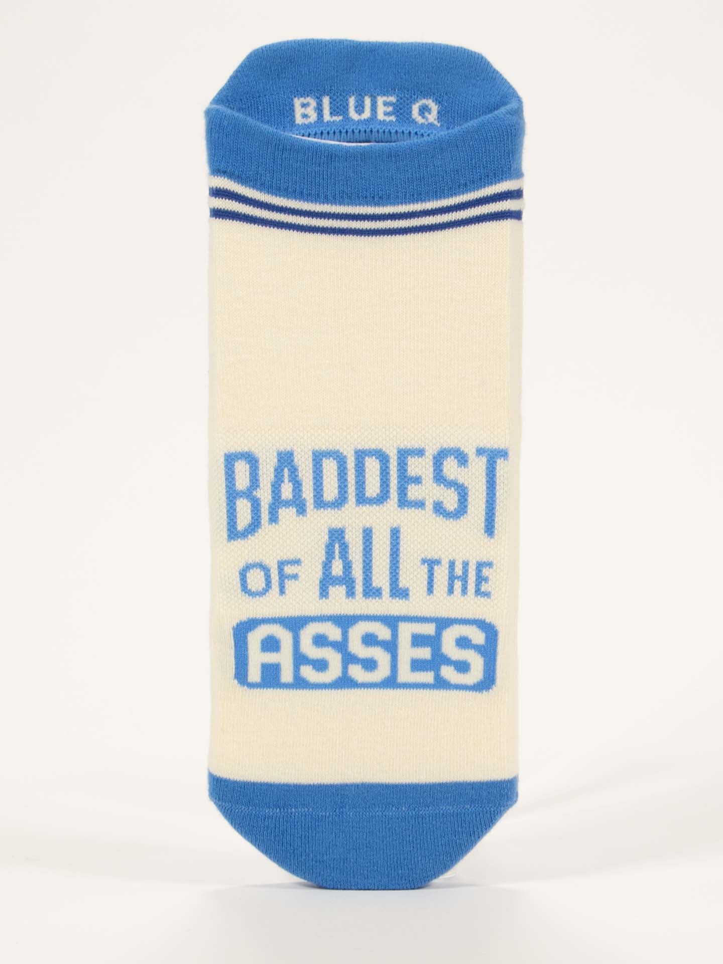 BLUQ Baddest Of All The Asses Sneaker Socks (S/M)