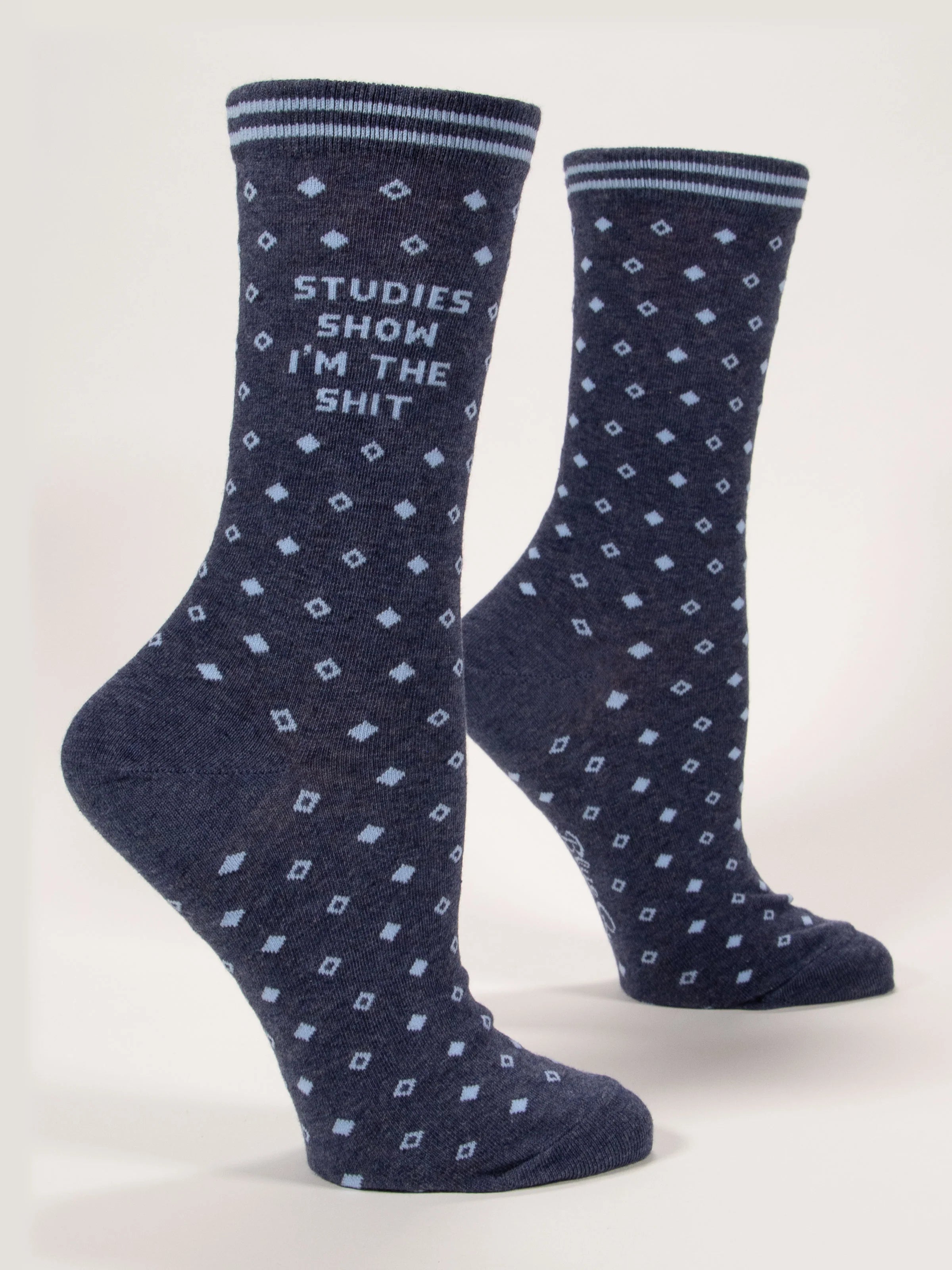 BLUQ Studies Show I'm The Shit Women's Crew Socks