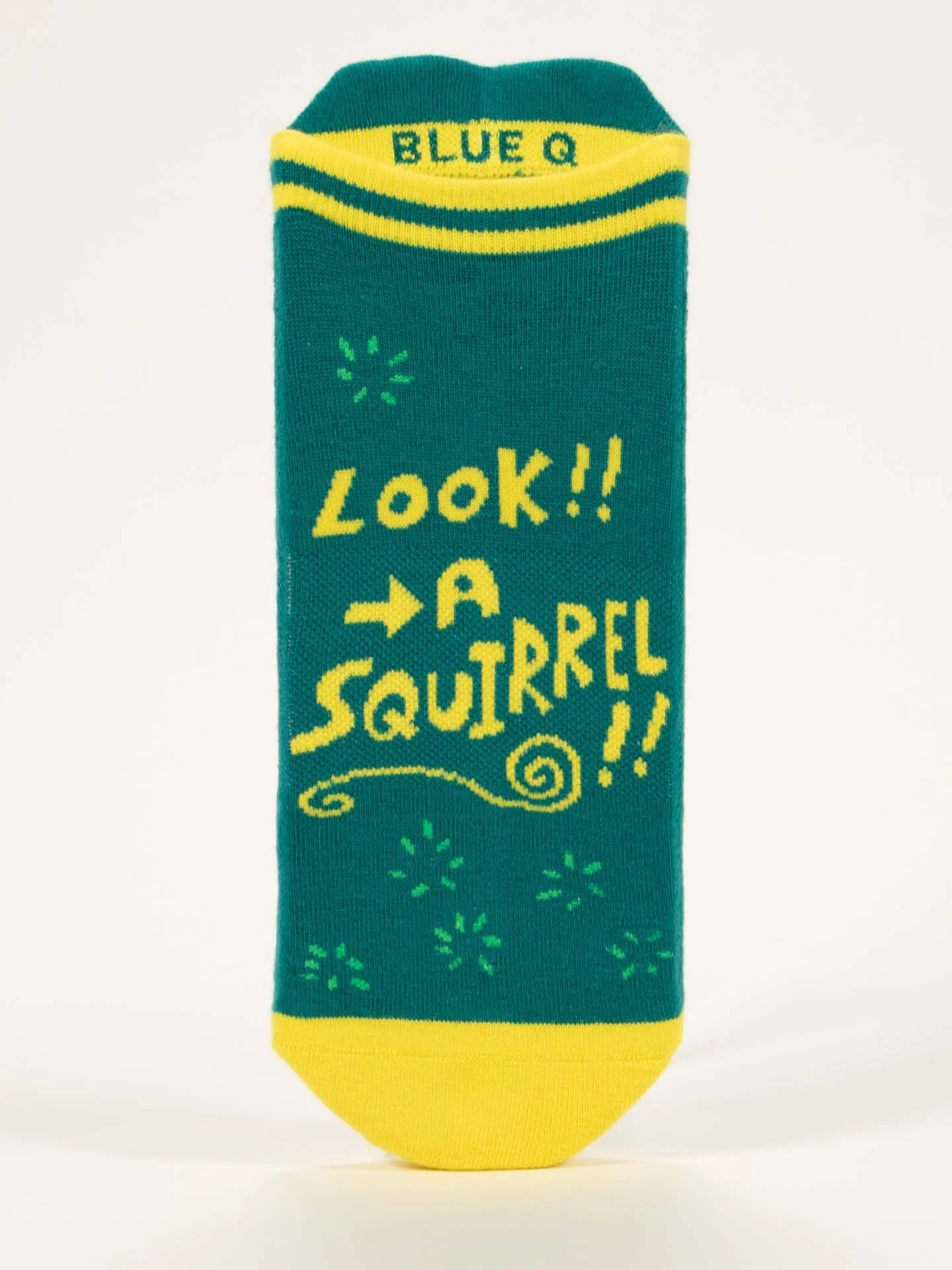 BLUQ Look!! A Squirrel!! Sneaker Socks (S/M)