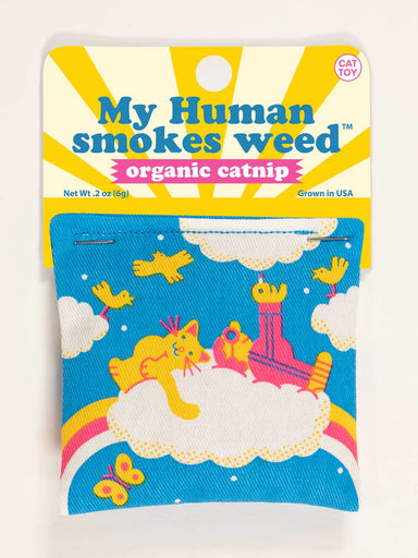 BLUQ My Human Smokes Weed Catnip Toy