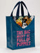 Blue Q Shoulder Tote - Bag Full Of Puppies