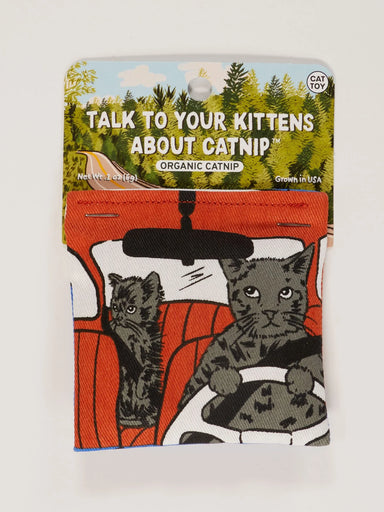 BLUQ Talk To Your Kittens About Catnip Toy