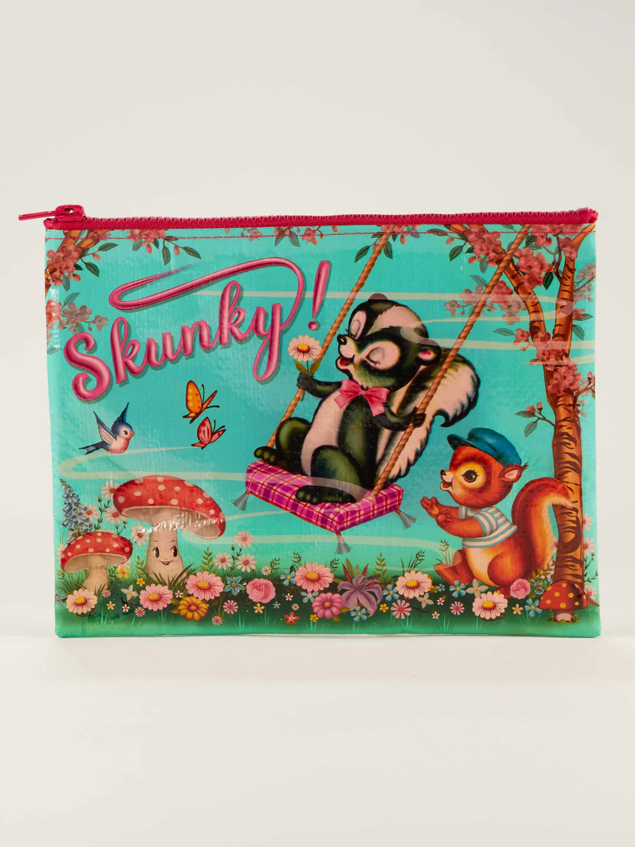 Blue Q Zip Pouch - Skunky