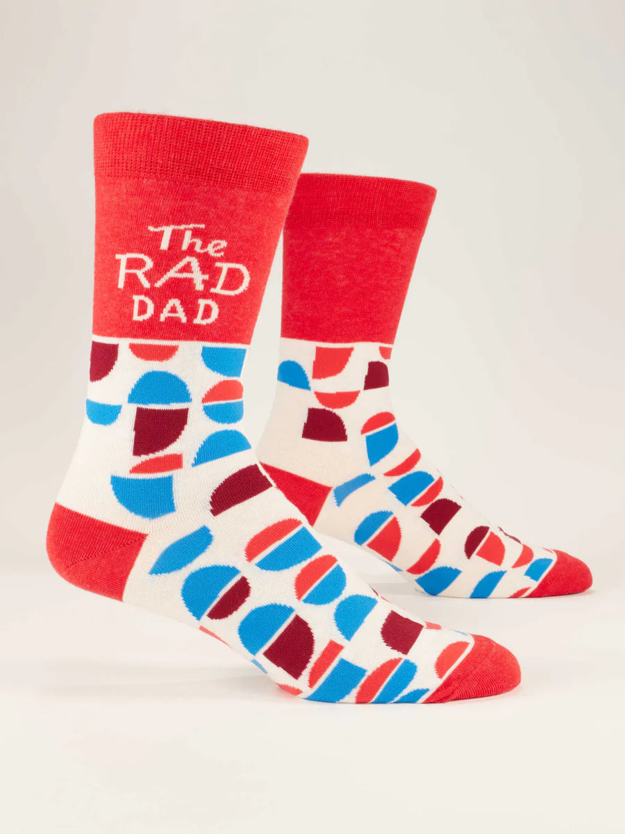 BLUQ The Rad Dad Men's Crew Socks