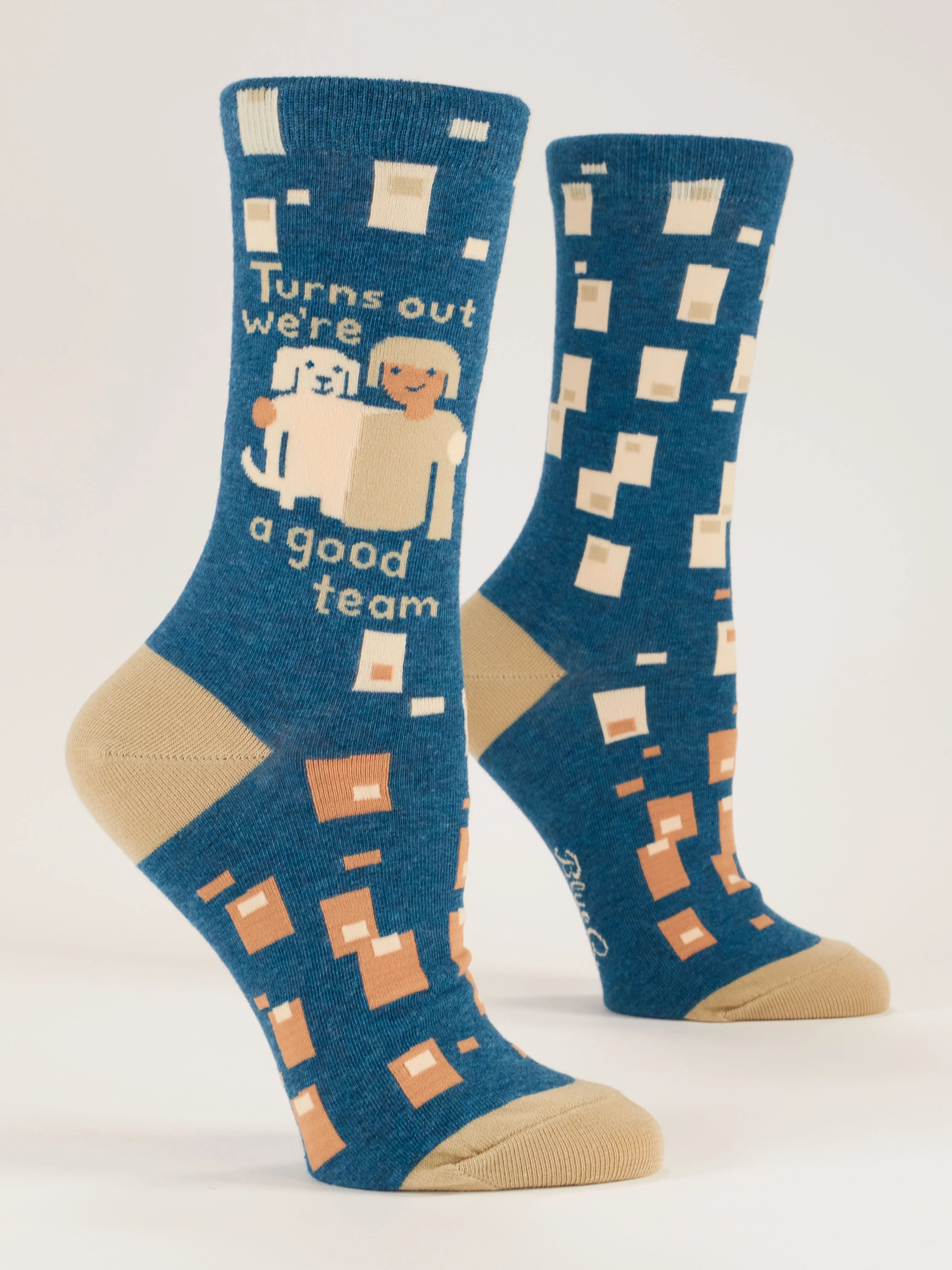 BLUQ Turns Out We're A Good Team Women's Crew Socks