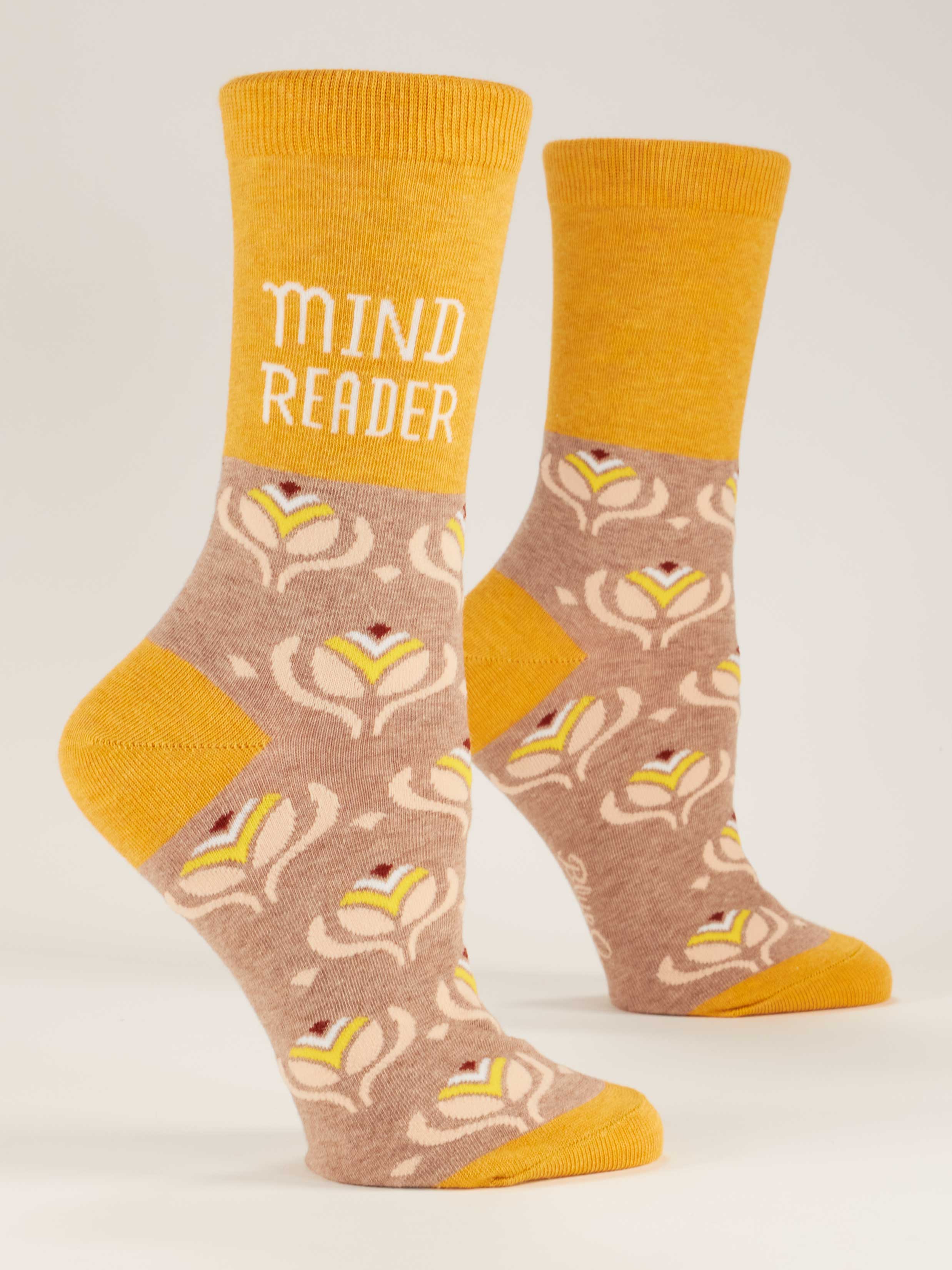BLUQ Mind Reader Women's Crew Socks
