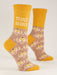 BLUQ Mind Reader Women's Crew Socks
