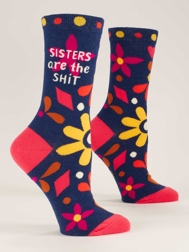 BLUQ Sisters Are The Shit Women's Crew Socks